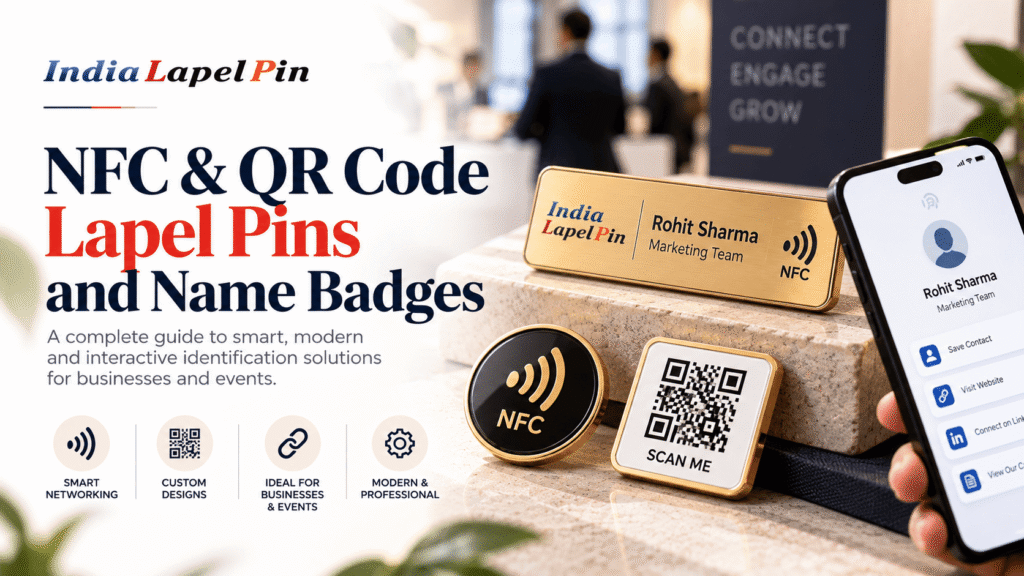NFC & QR Code Lapel Pins